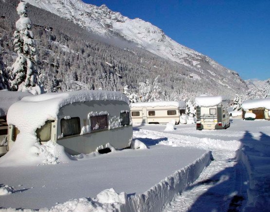 Camping Schönblick im Winter